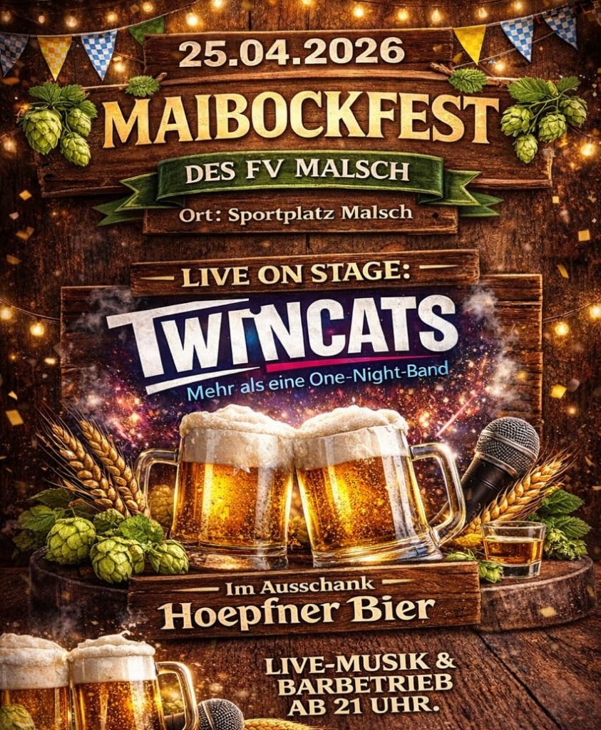 Werbeplakat Maibockfest 2026