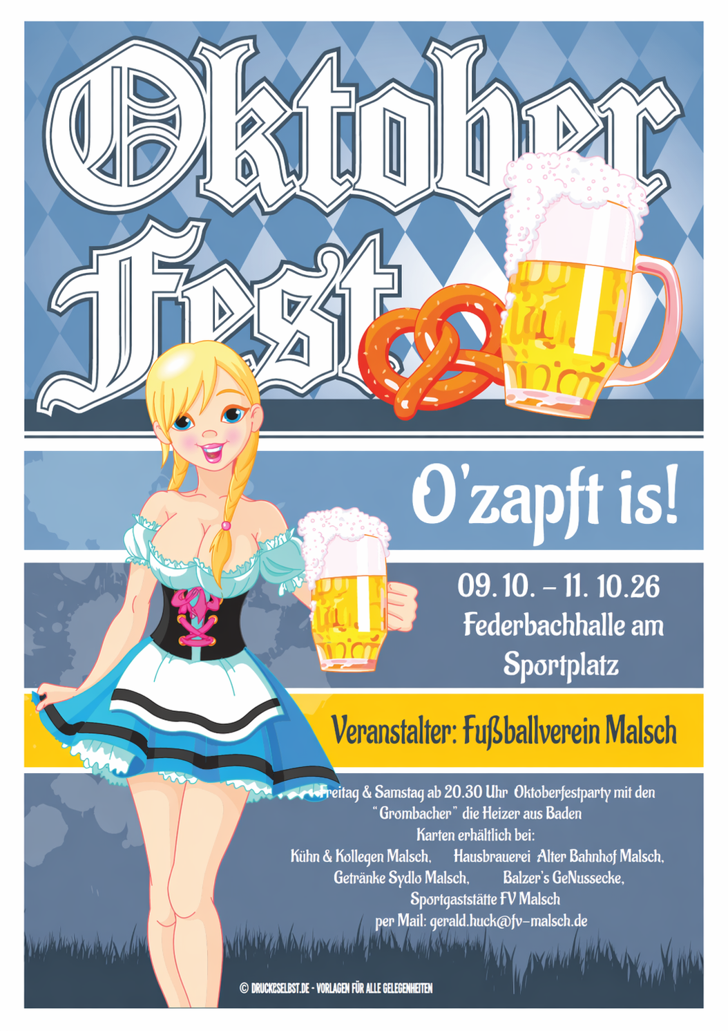 Werbeplakat Oktoberfest